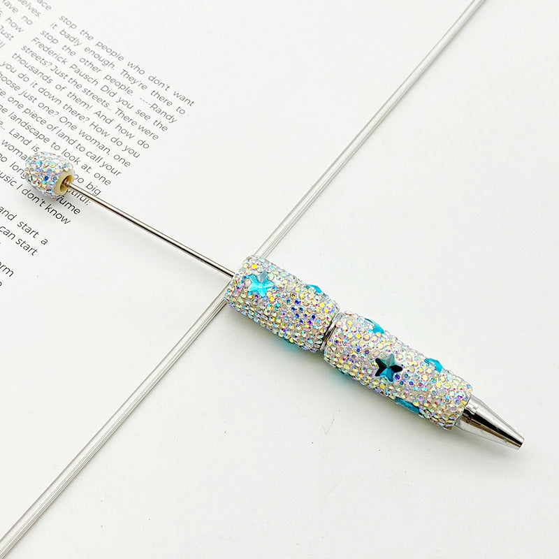 Wholesale DIY moon full diamond bead pen colorful
